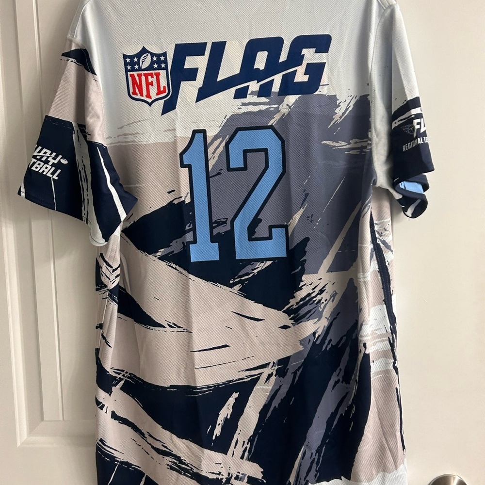 Tennessee Titans NFL Flag Football Jersey | Reversible | Adult Large #12 - Picture 2 of 5